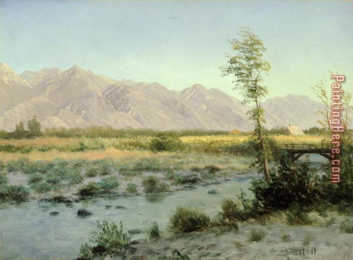 Albert Bierstadt Prairie Landscape